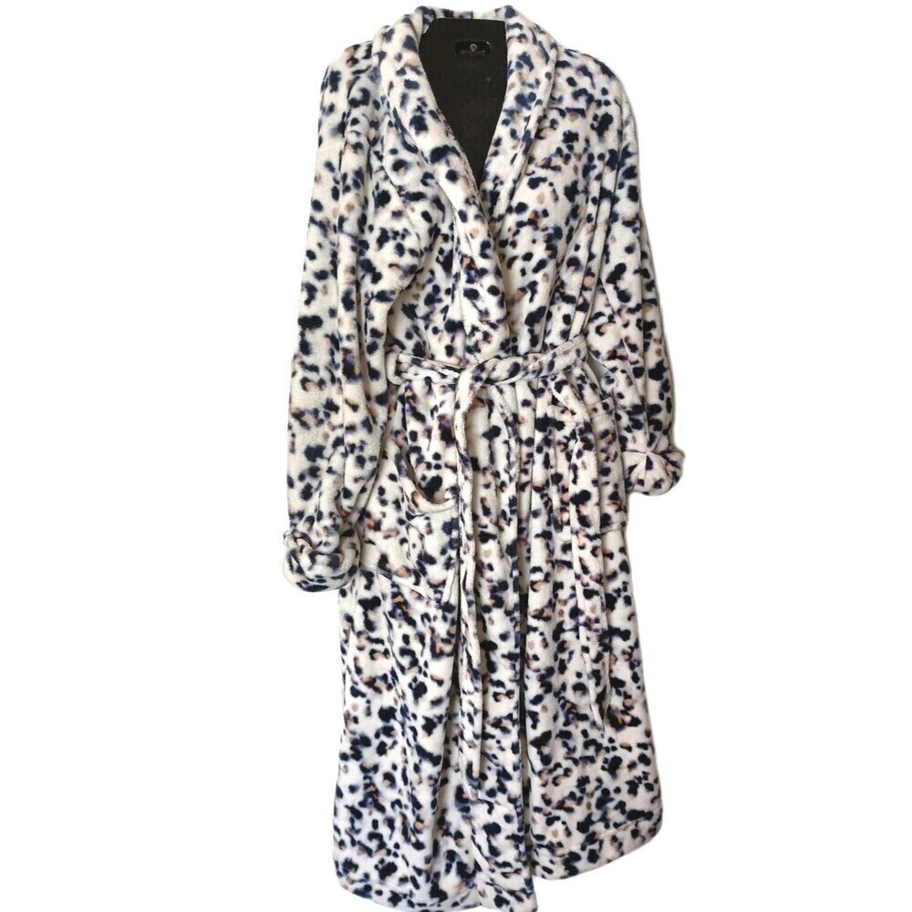 Sonoma Super Soft Robe Size S/M Leopard Print